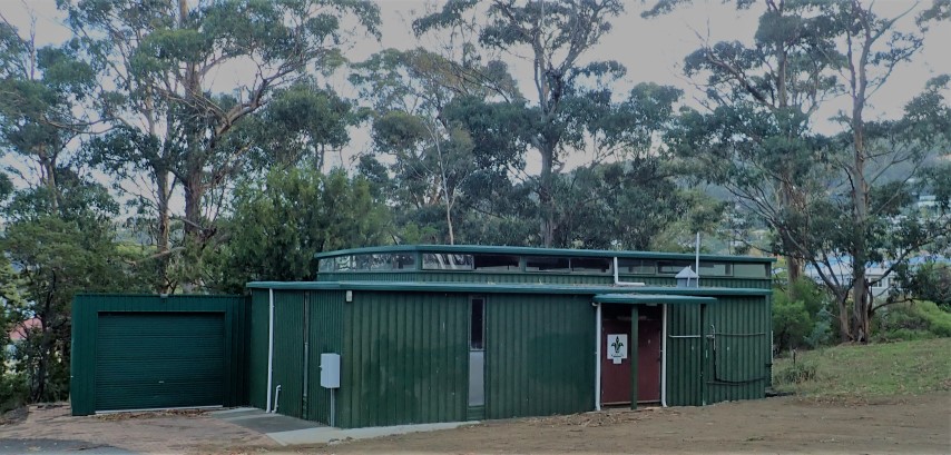 The Taroona Scout Hall in Taroona Park